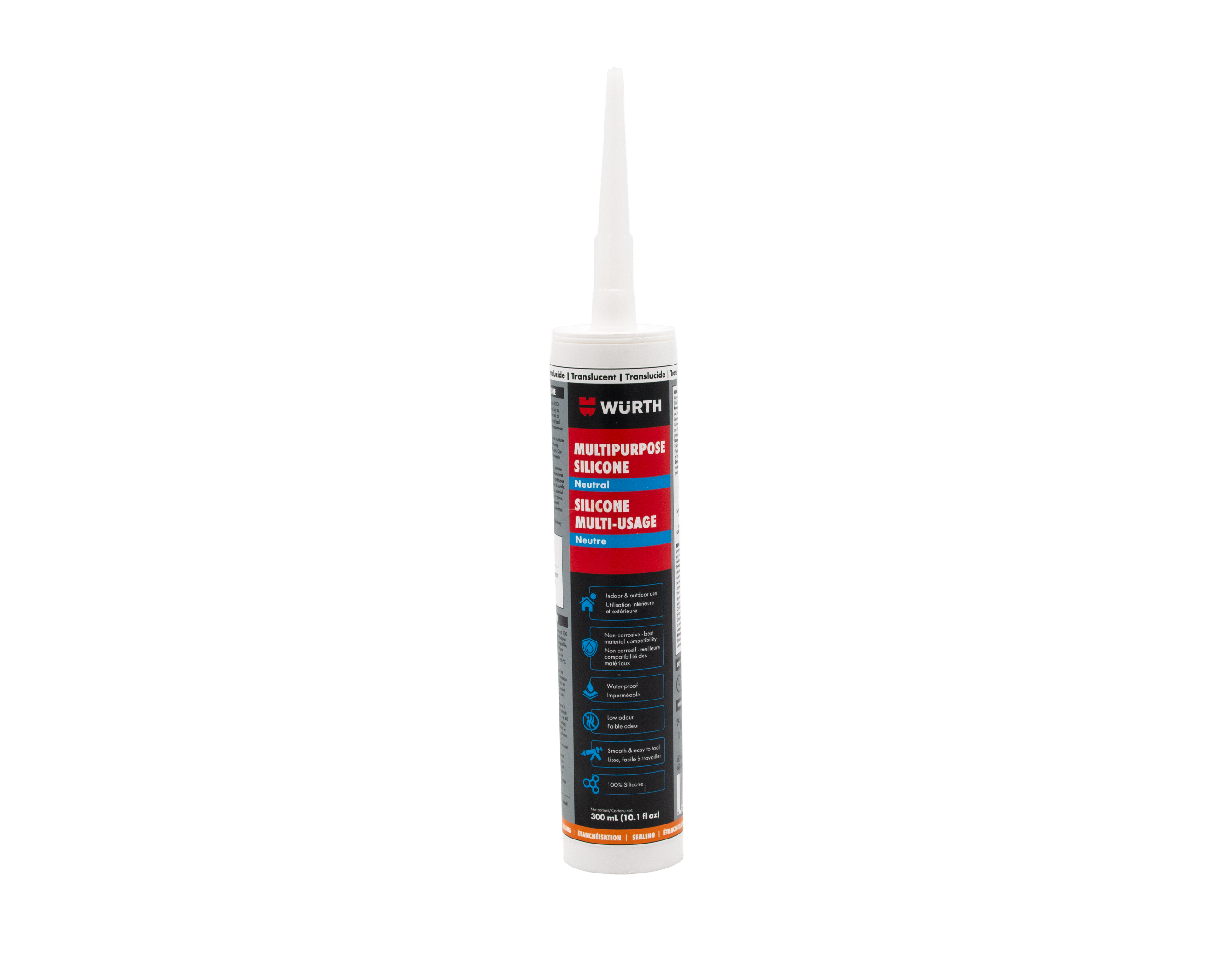 MULTIPURPOSE NEUTR SILICONE TRANSLU 300ML
